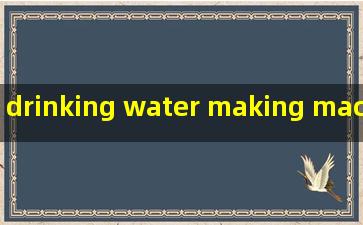 drinking water making machine products